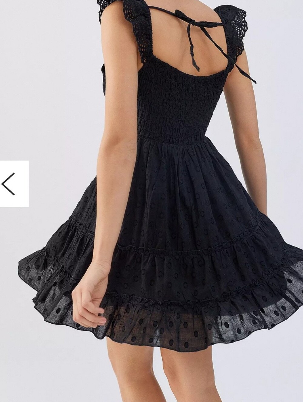 Urban Outfitters Malta Ruffle Sleeve Mini Dress - Picture 2 of 5